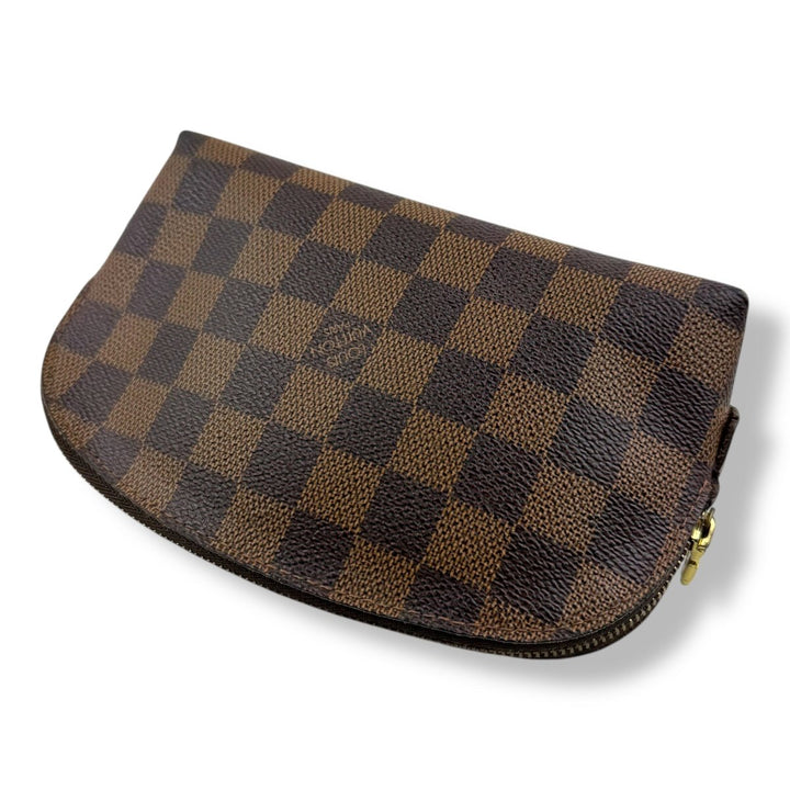 Louis Vuitton Brown Damier Travel Cosmetic PM Pouch - Lux Central
