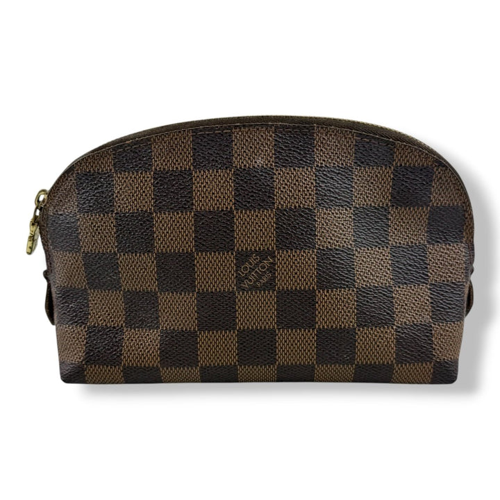 Louis Vuitton Brown Damier Travel Cosmetic PM Pouch - Lux Central