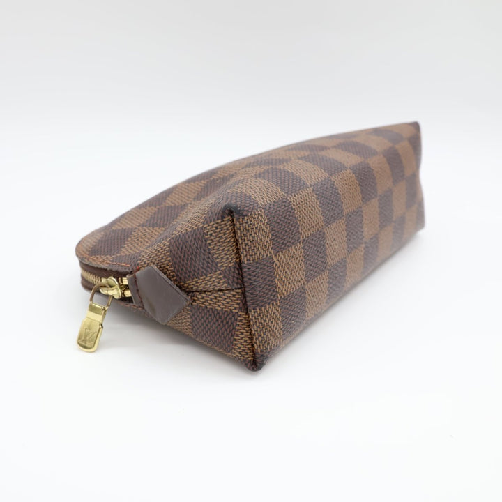 Louis Vuitton Brown Damier Travel Cosmetic PM Pouch - Lux Central