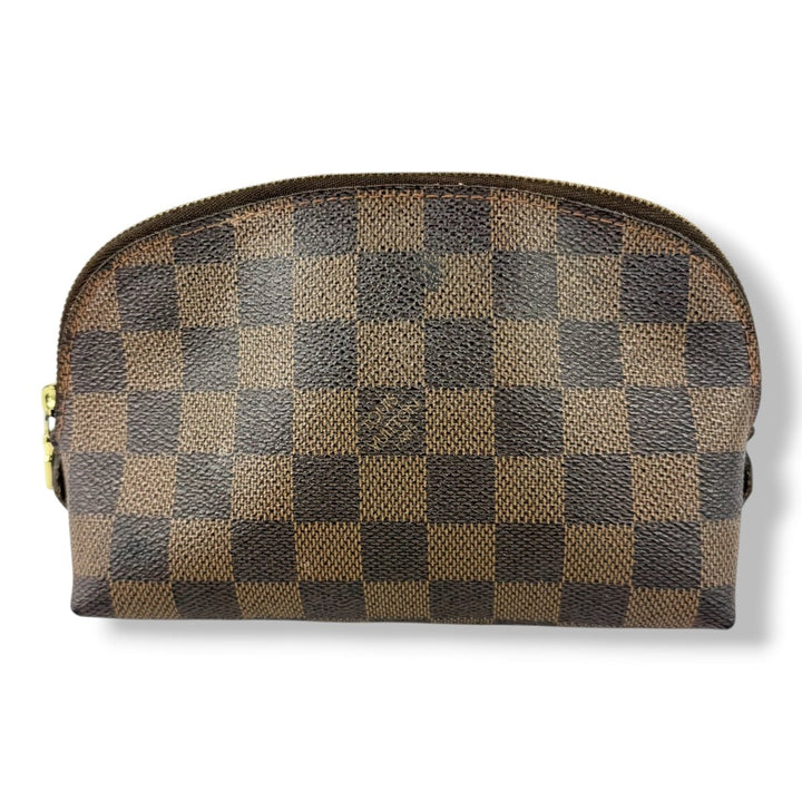 Louis Vuitton Brown Damier Travel Cosmetic PM Pouch - Lux Central