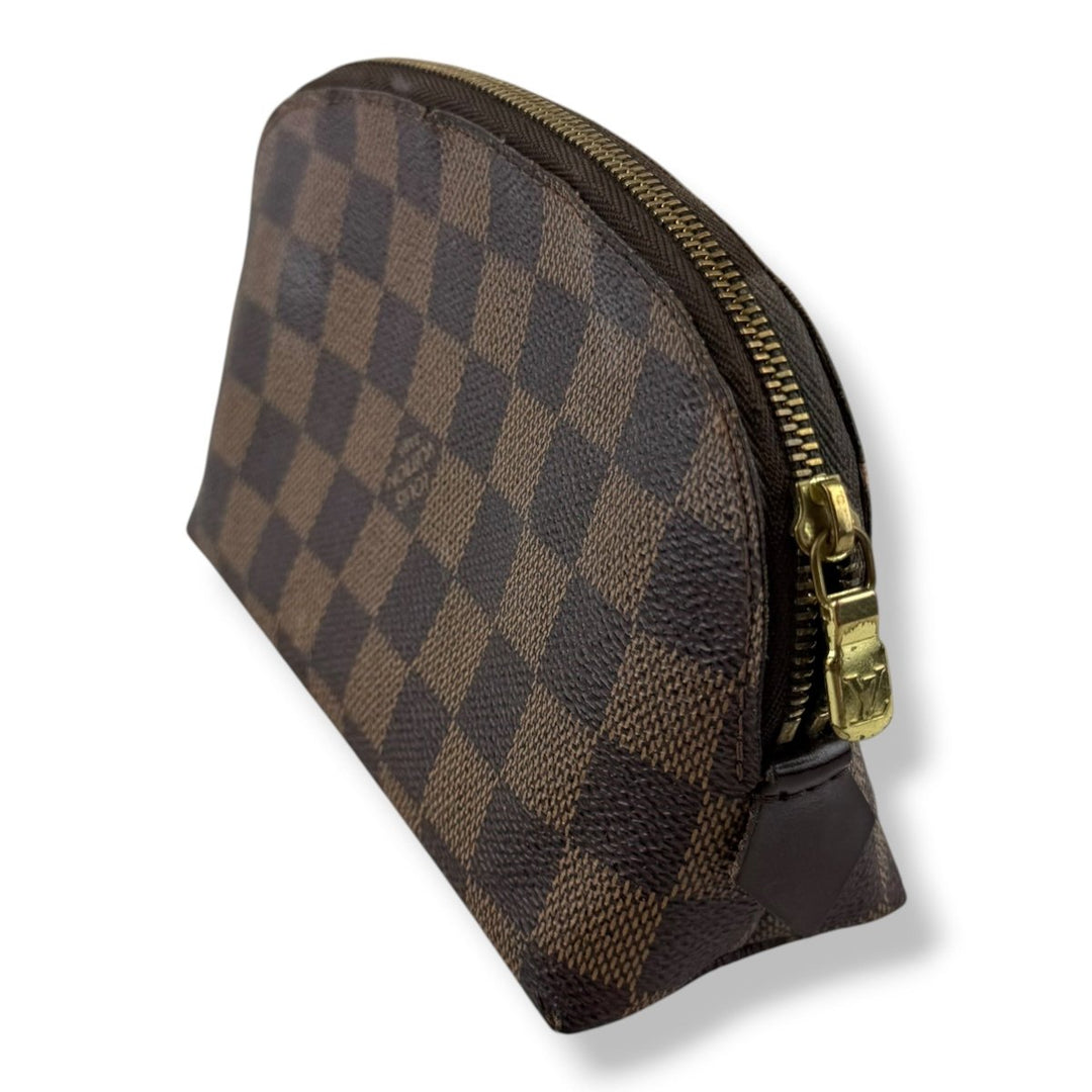 Louis Vuitton Brown Damier Travel Cosmetic PM Pouch - Lux Central