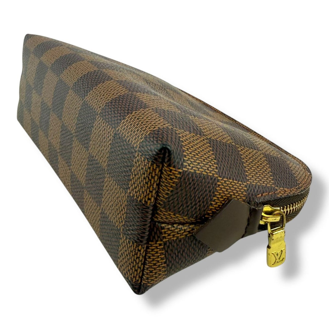 Louis Vuitton Brown Damier Travel Cosmetic PM Pouch - Lux Central