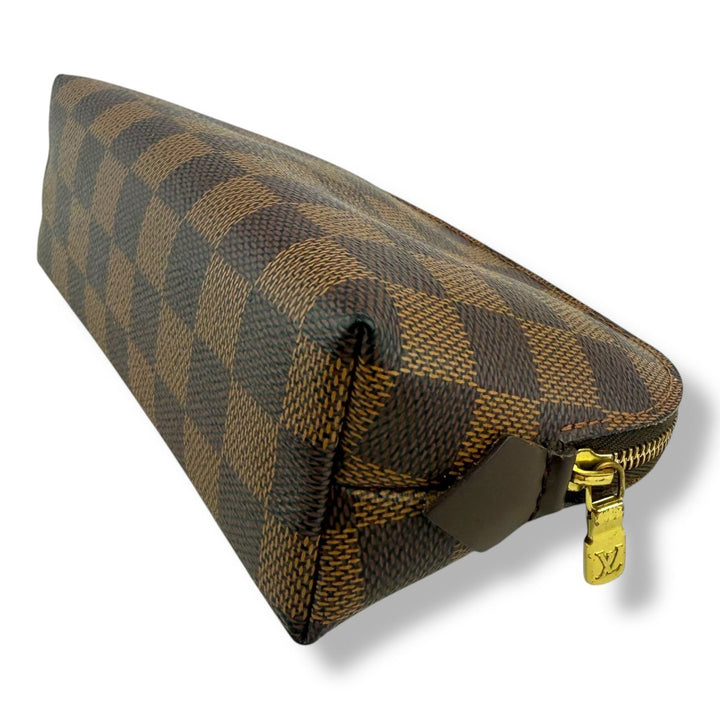 Louis Vuitton Brown Damier Travel Cosmetic PM Pouch - Lux Central