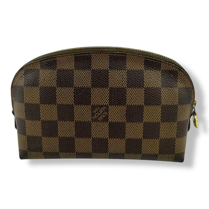Louis Vuitton Brown Damier Travel Cosmetic PM Pouch - Lux Central