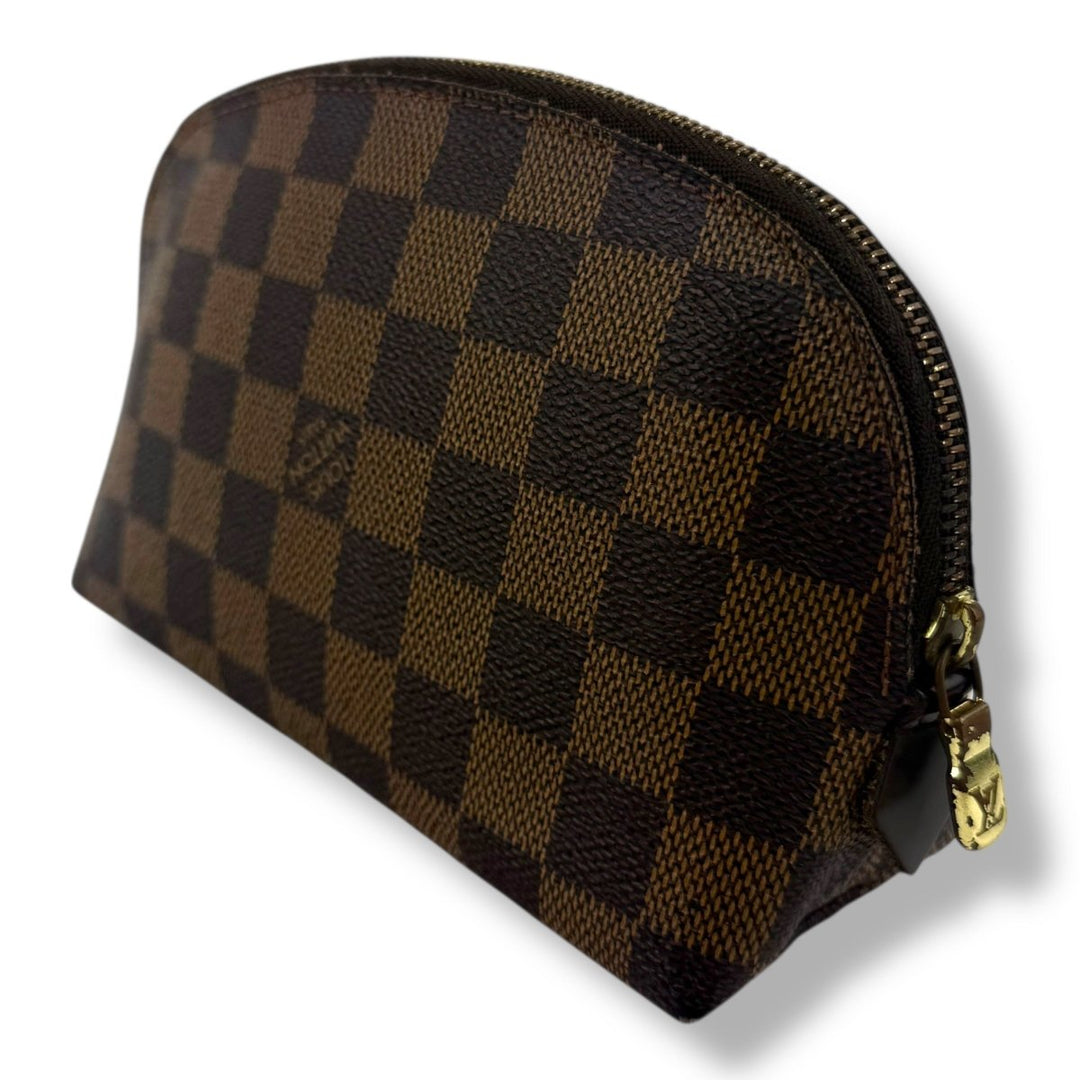 Louis Vuitton Brown Damier Travel Cosmetic PM Pouch - Lux Central