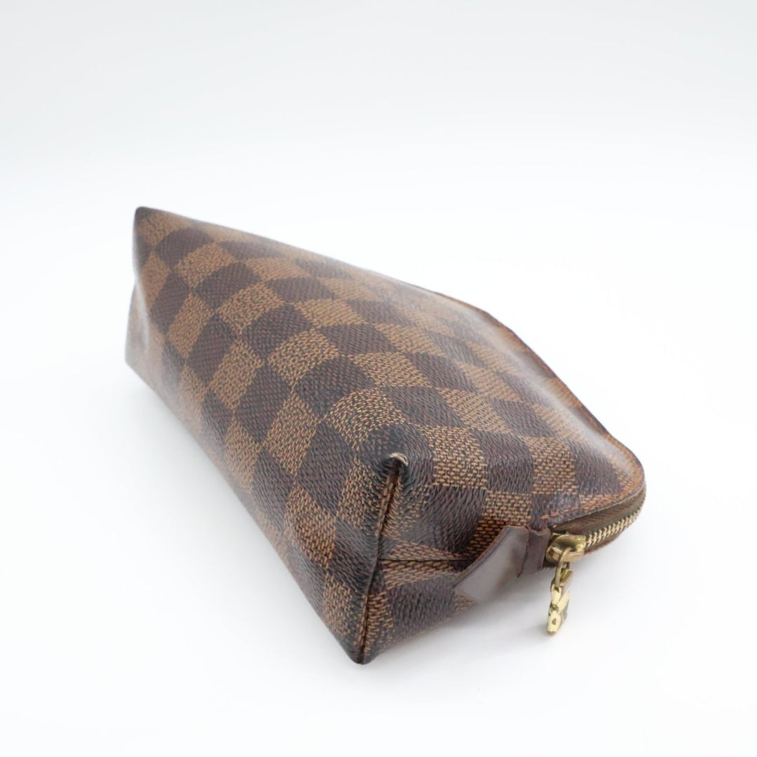 Louis Vuitton Brown Damier Travel Cosmetic PM Pouch - Lux Central