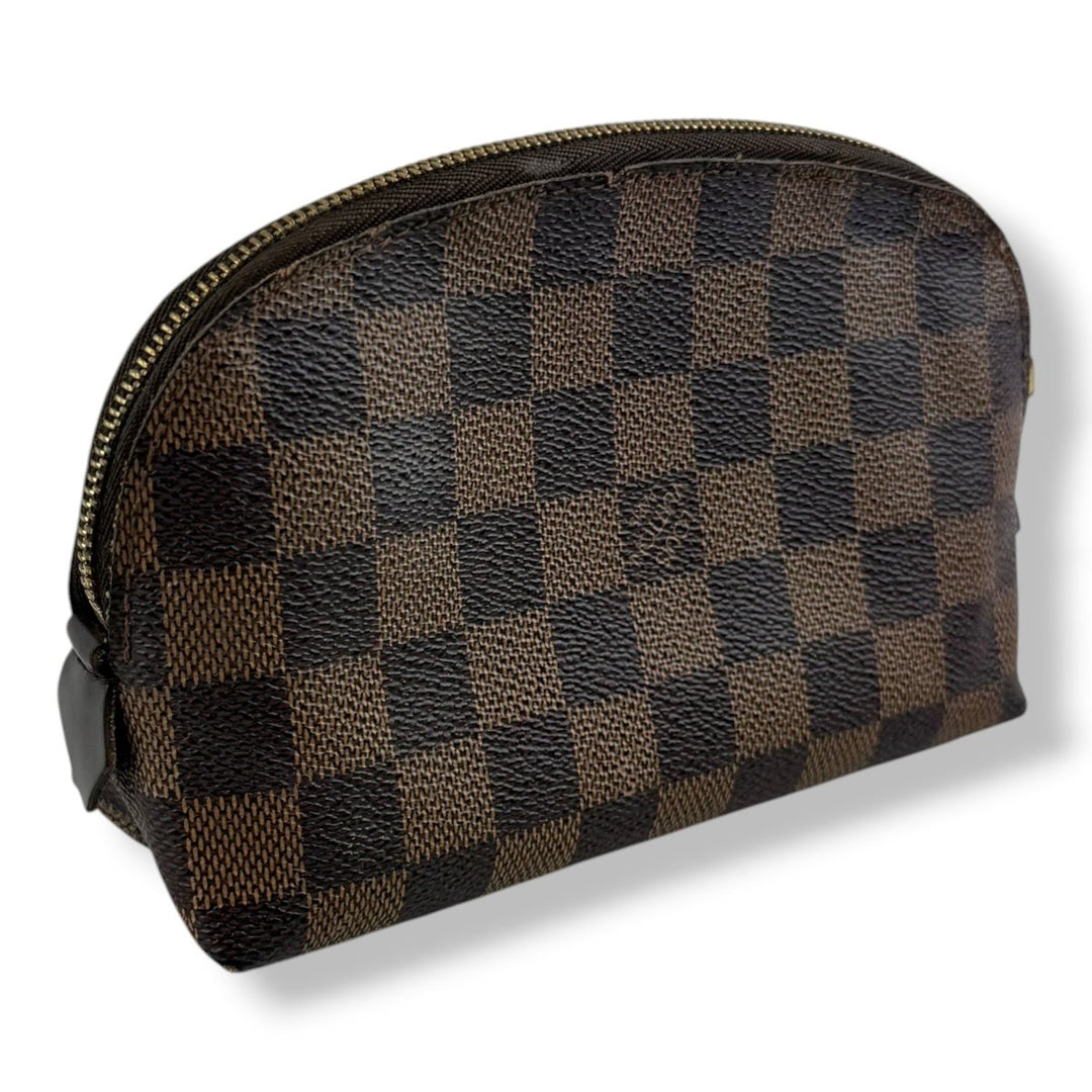 Louis Vuitton Brown Damier Travel Cosmetic PM Pouch - Lux Central