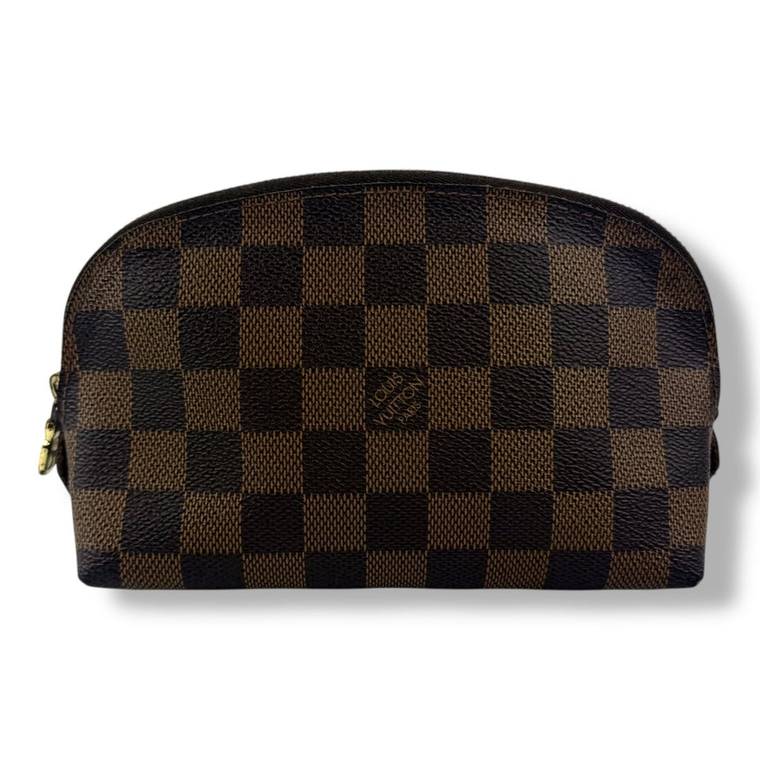 Louis Vuitton Brown Damier Travel Cosmetic PM Pouch - Lux Central