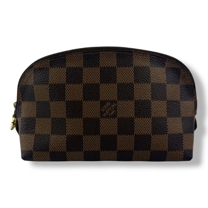 Louis Vuitton Brown Damier Travel Cosmetic PM Pouch - Lux Central