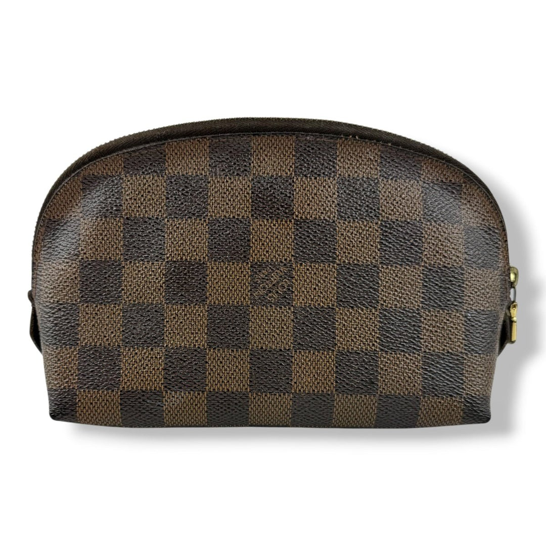 Louis Vuitton Brown Damier Travel Cosmetic PM Pouch - Lux Central