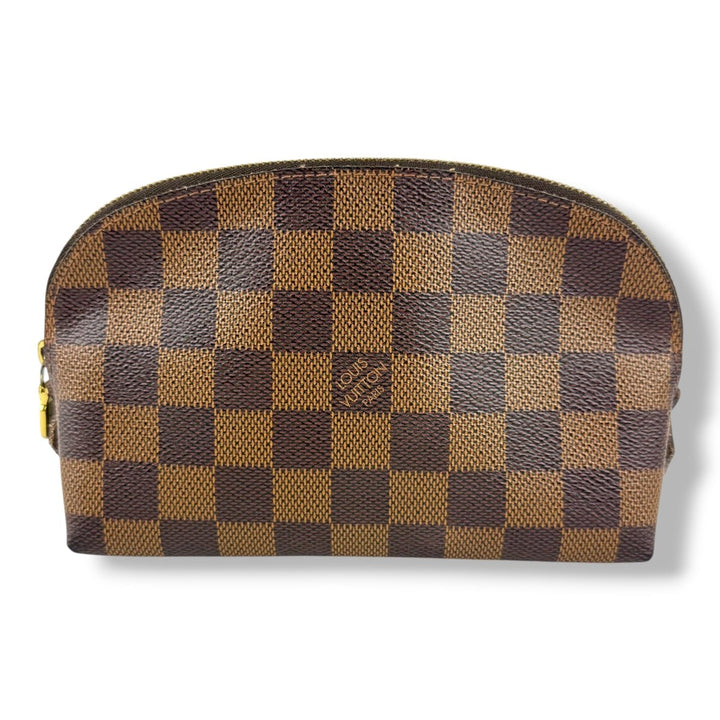 Louis Vuitton Brown Damier Travel Cosmetic PM Pouch - Lux Central