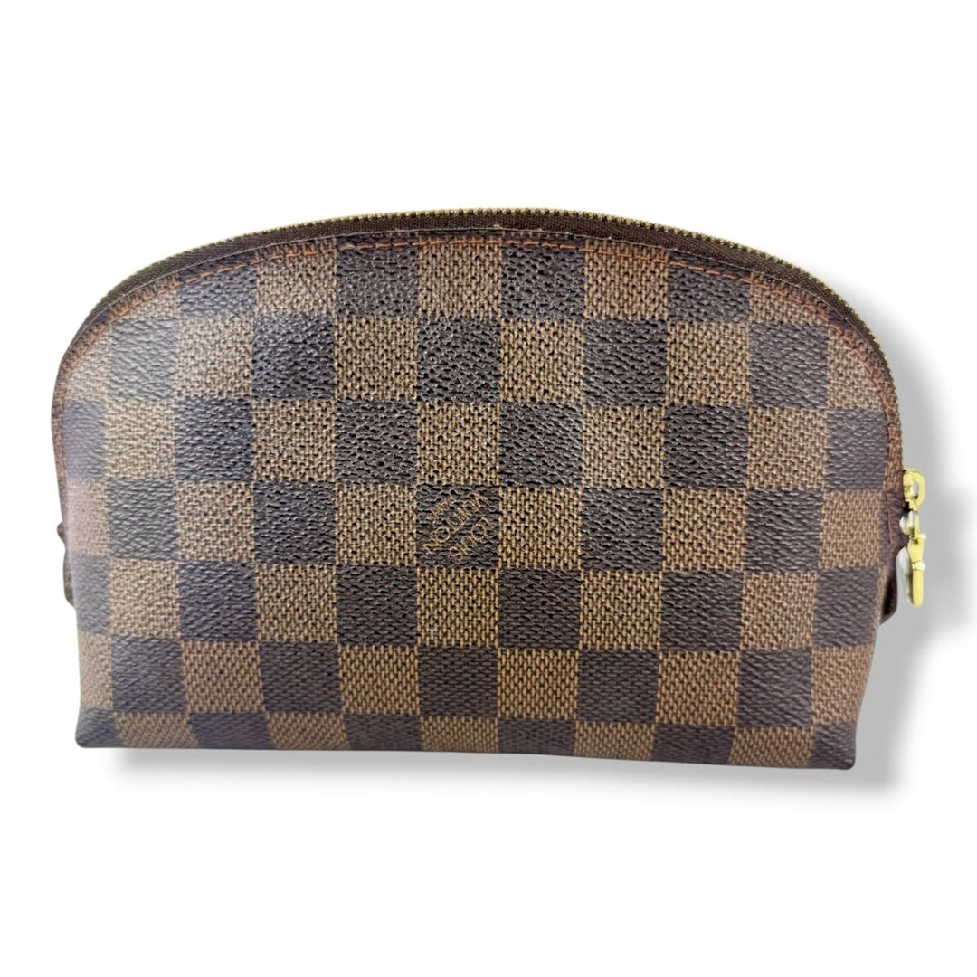 Louis Vuitton Brown Damier Travel Cosmetic PM Pouch - Lux Central