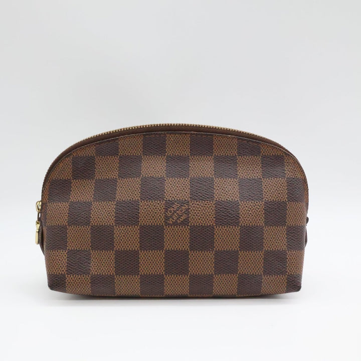 Louis Vuitton Brown Damier Travel Cosmetic PM Pouch - Lux Central