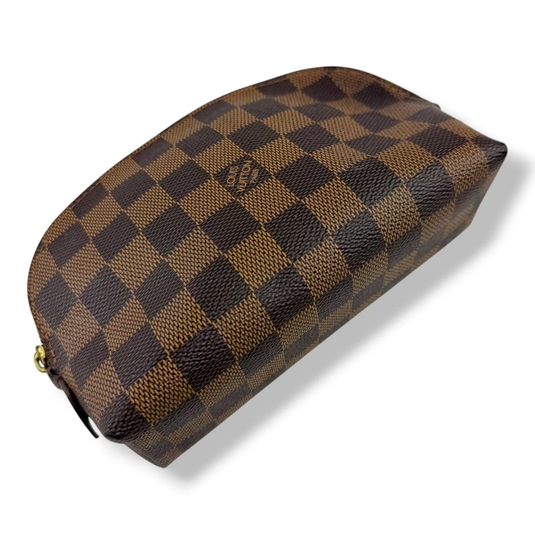 Louis Vuitton Brown Damier Travel Cosmetic PM Pouch - Lux Central