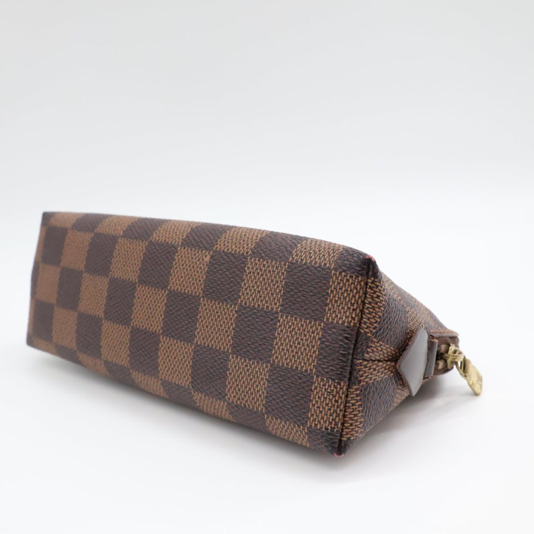 Louis Vuitton Brown Damier Travel Cosmetic PM Pouch - Lux Central