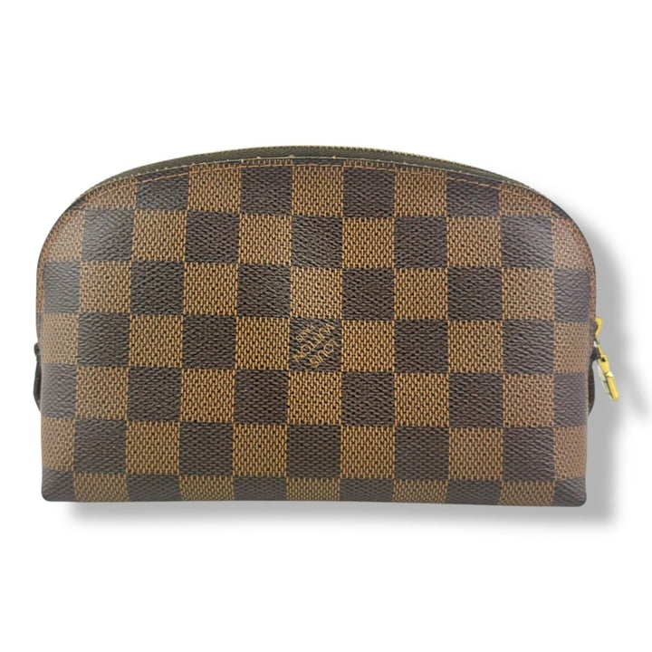 Louis Vuitton Brown Damier Travel Cosmetic PM Pouch - Lux Central