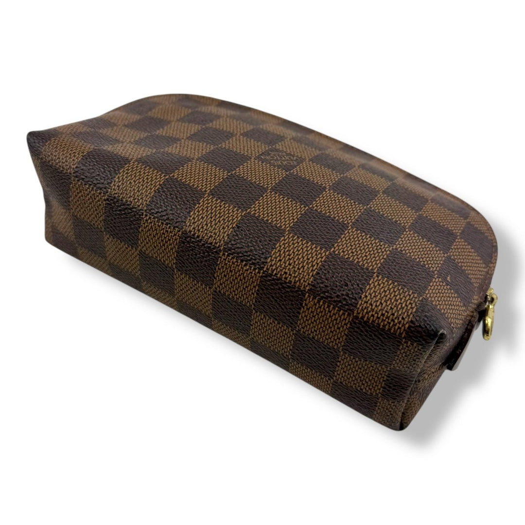 Louis Vuitton Brown Damier Travel Cosmetic PM Pouch - Lux Central