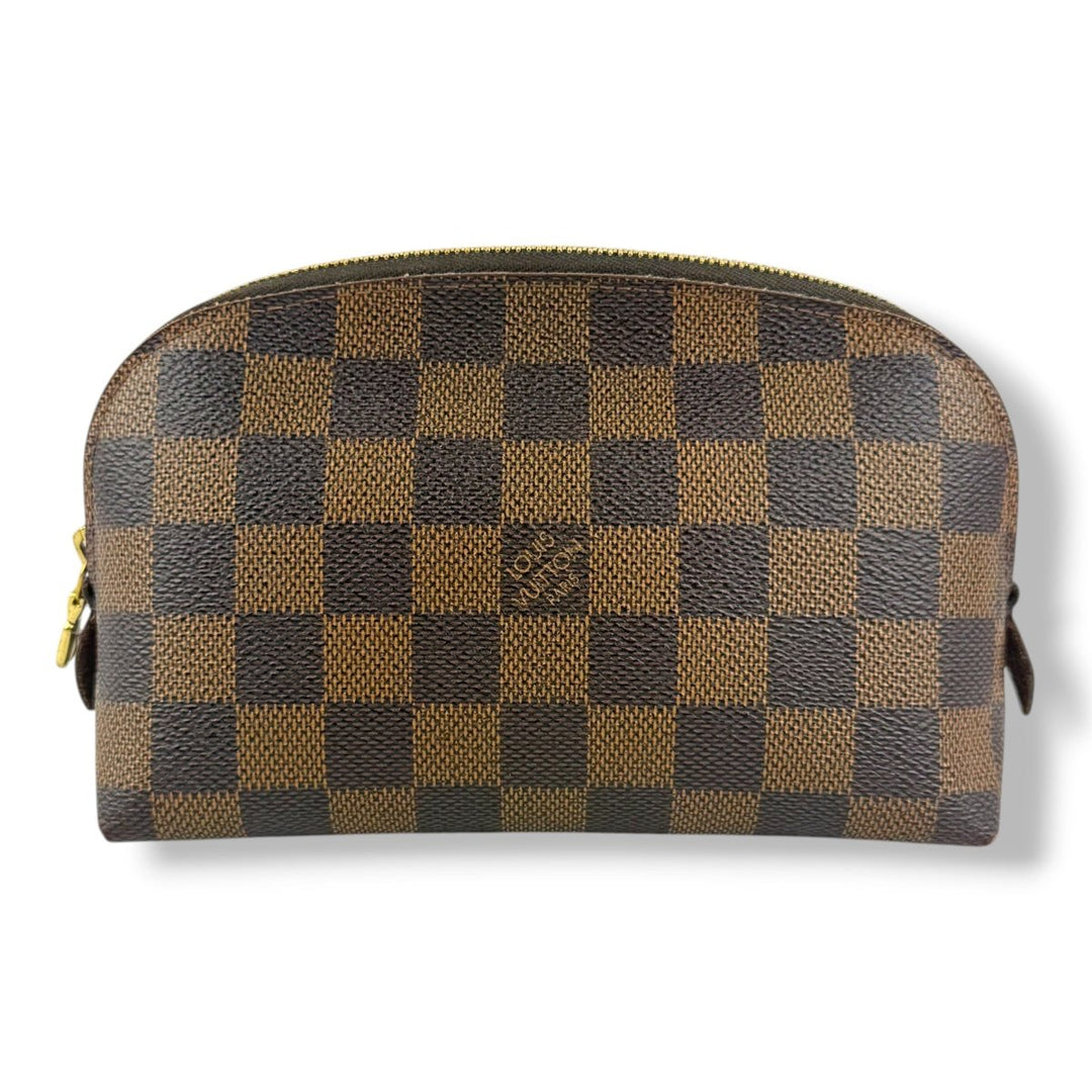 Louis Vuitton Brown Damier Travel Cosmetic PM Pouch - Lux Central