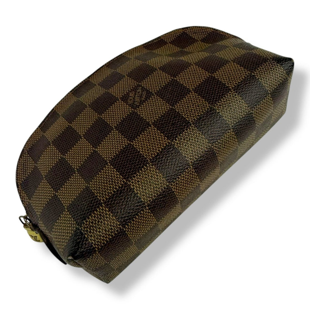 Louis Vuitton Brown Damier Travel Cosmetic PM Pouch - Lux Central