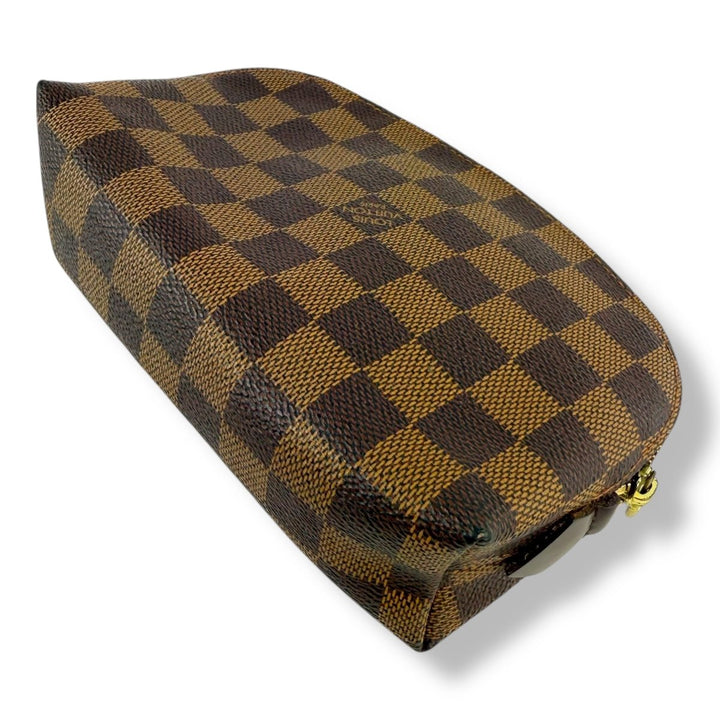 Louis Vuitton Brown Damier Travel Cosmetic Pouch - Lux Central