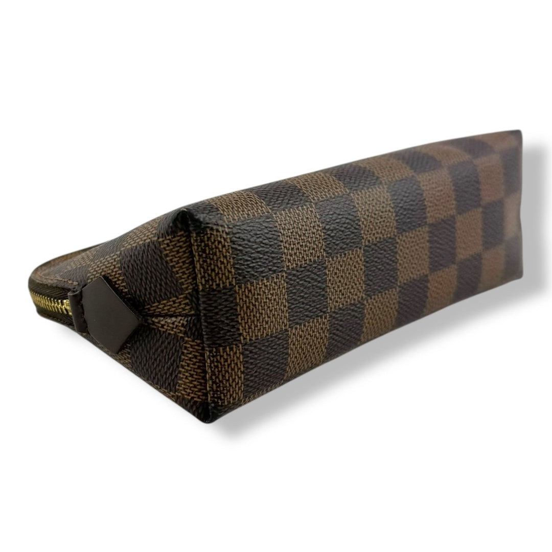 Louis Vuitton Brown Damier Travel Cosmetic Pouch - Lux Central