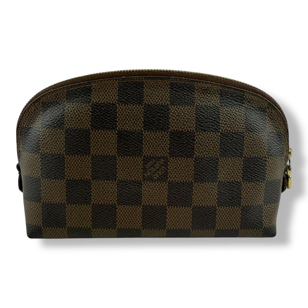 Louis Vuitton Brown Damier Travel Cosmetic Pouch - Lux Central