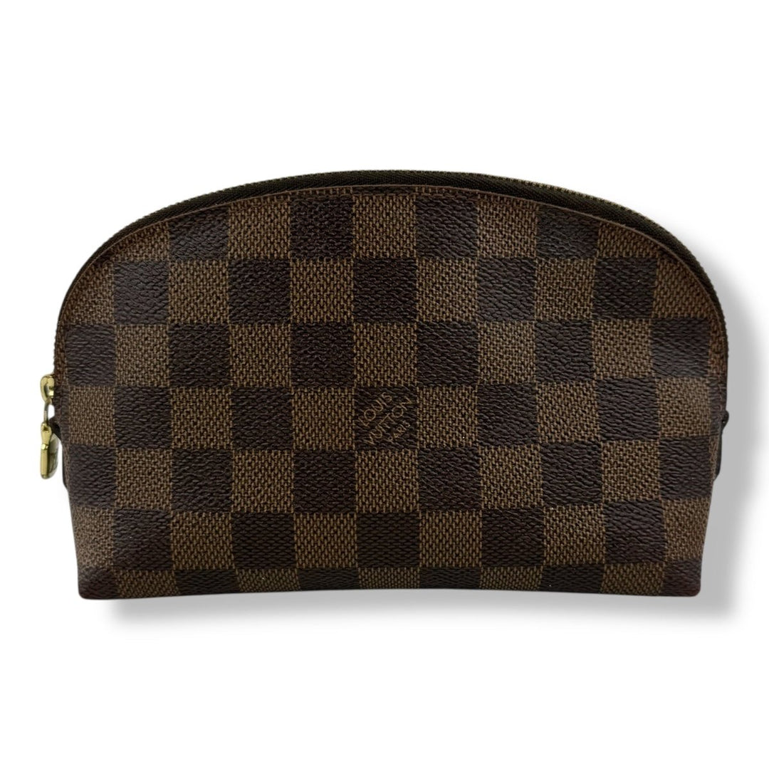 Louis Vuitton Brown Damier Travel Cosmetic Pouch - Lux Central