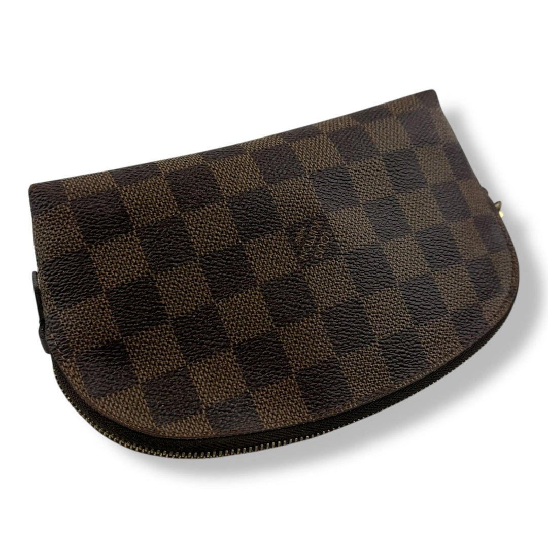 Louis Vuitton Brown Damier Travel Cosmetic Pouch - Lux Central