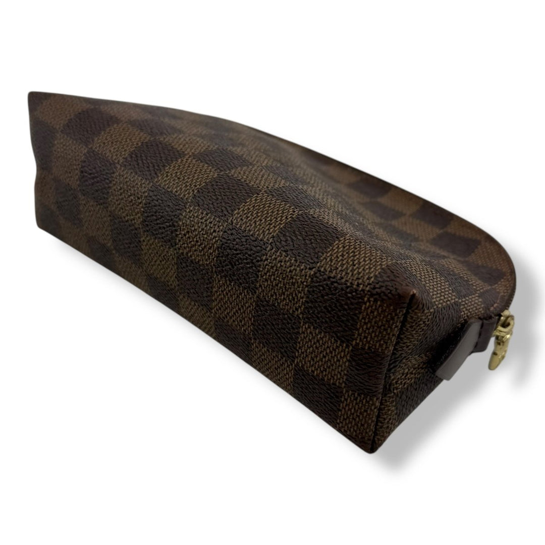 Louis Vuitton Brown Damier Travel Cosmetic Pouch - Lux Central