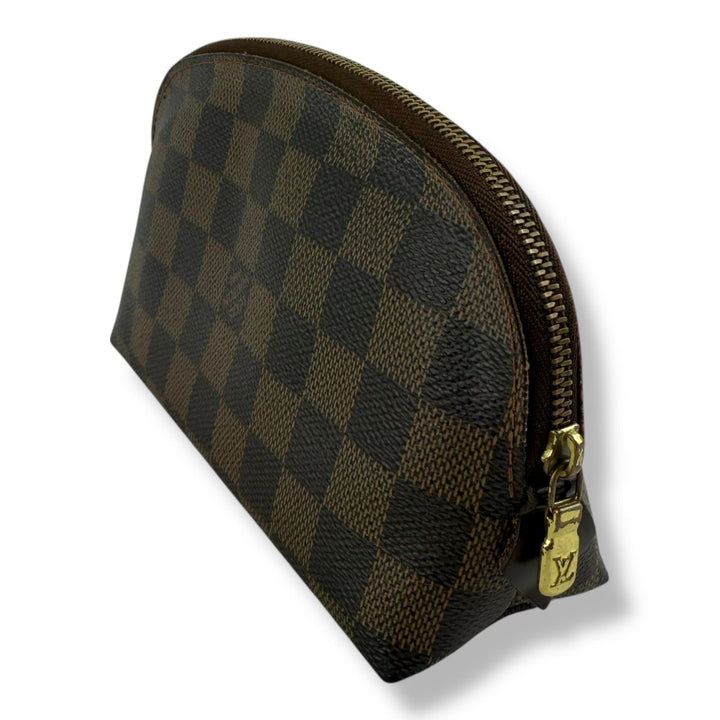 Louis Vuitton Brown Damier Travel Cosmetic Pouch - Lux Central