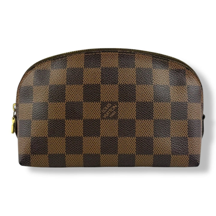 Louis Vuitton Brown Damier Travel Cosmetic Pouch - Lux Central