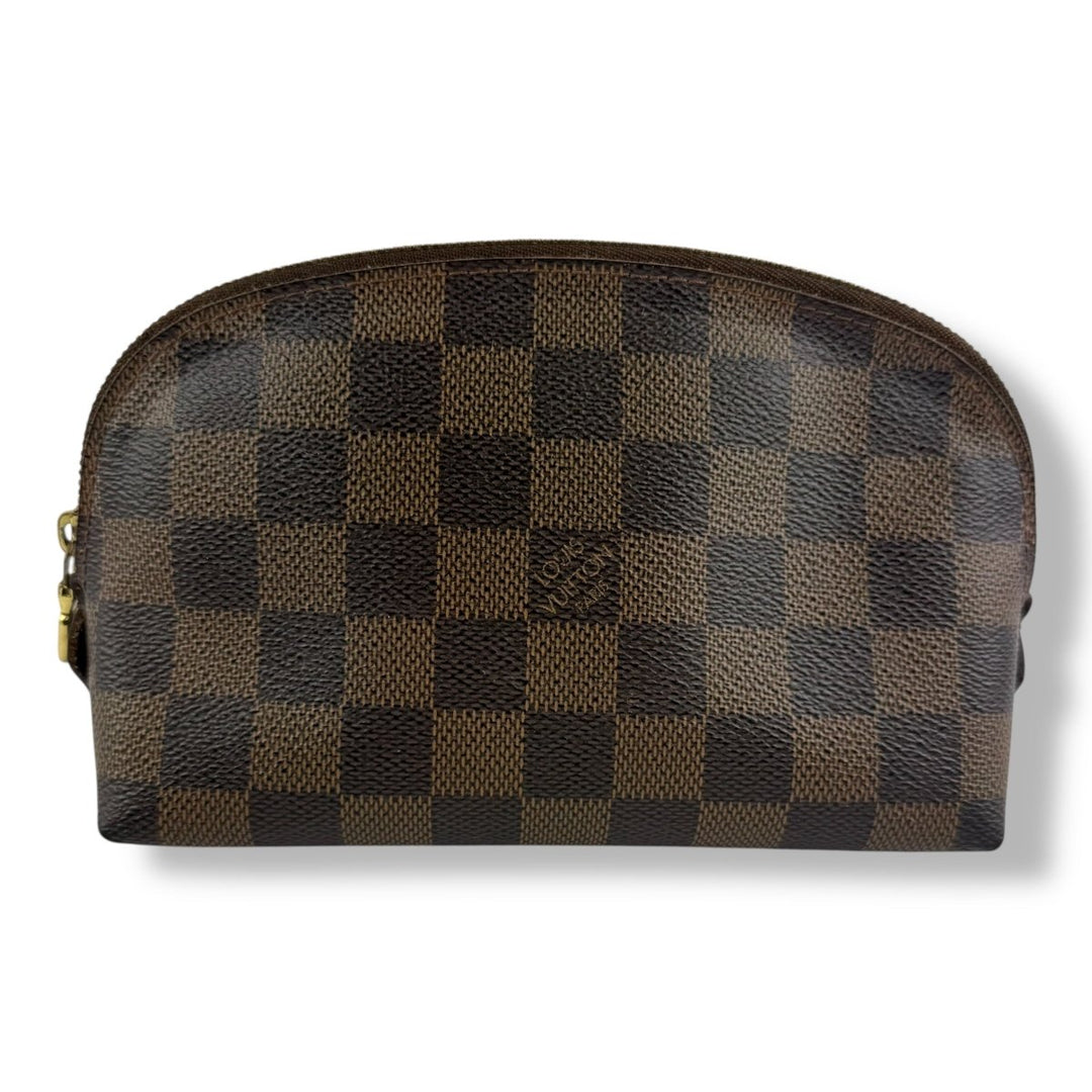 Louis Vuitton Brown Damier Travel Cosmetic Pouch - Lux Central