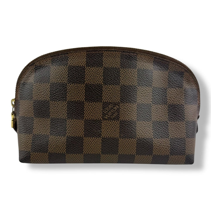 Louis Vuitton Brown Damier Travel Cosmetic Pouch - Lux Central