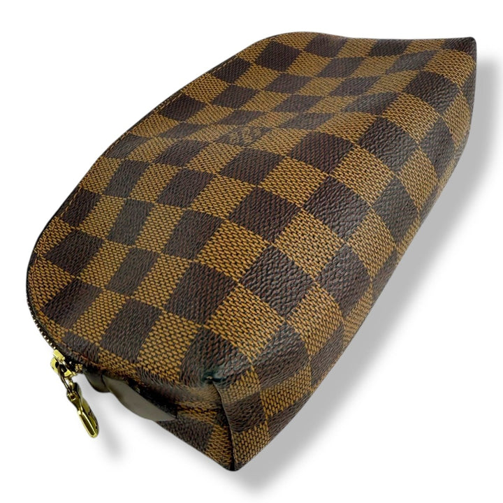 Louis Vuitton Brown Damier Travel Cosmetic Pouch - Lux Central