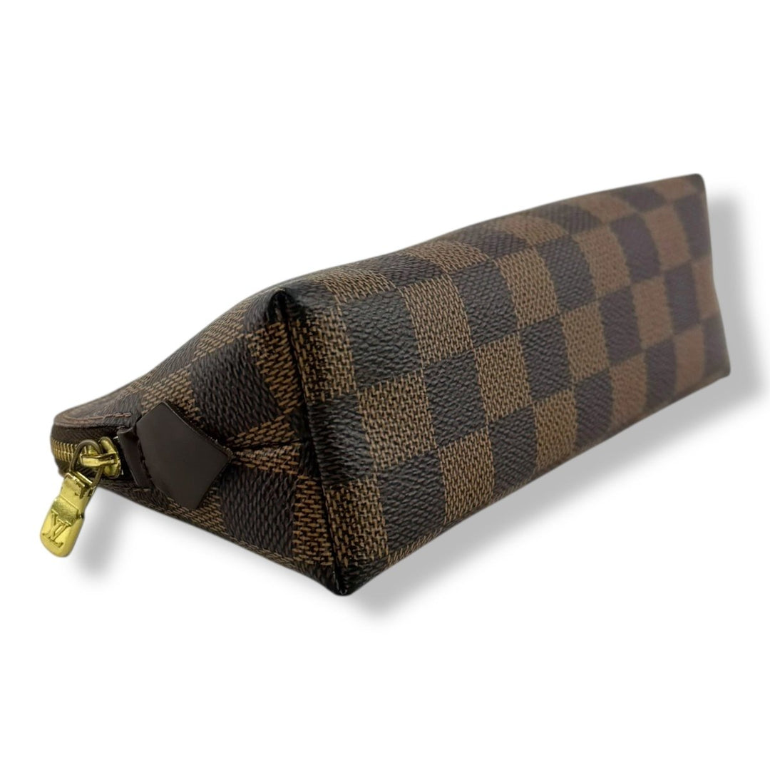 Louis Vuitton Brown Damier Travel Cosmetic Pouch - Lux Central