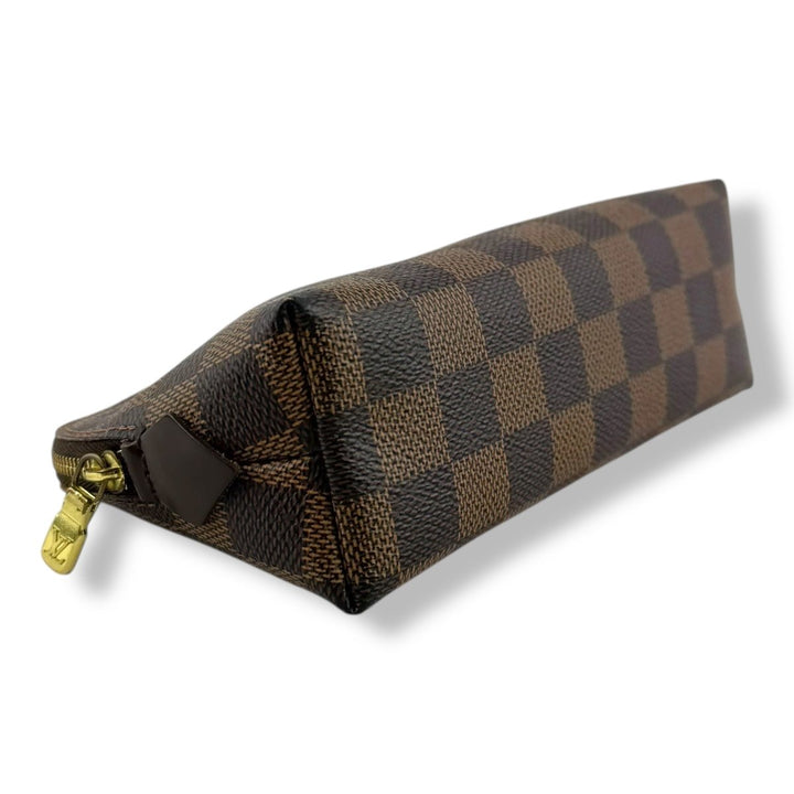 Louis Vuitton Brown Damier Travel Cosmetic Pouch - Lux Central