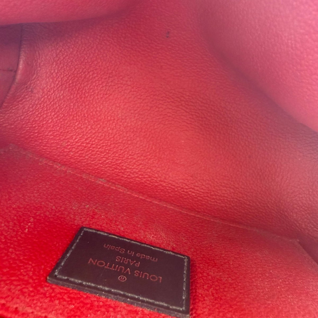 Louis Vuitton Brown Damier Travel Cosmetic Pouch - Lux Central