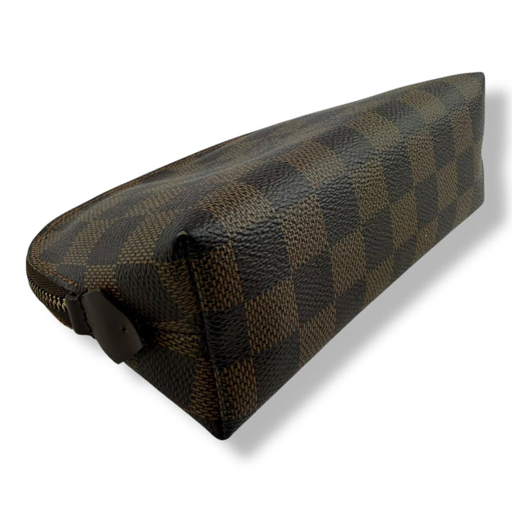 Louis Vuitton Brown Damier Travel Cosmetic Pouch - Lux Central
