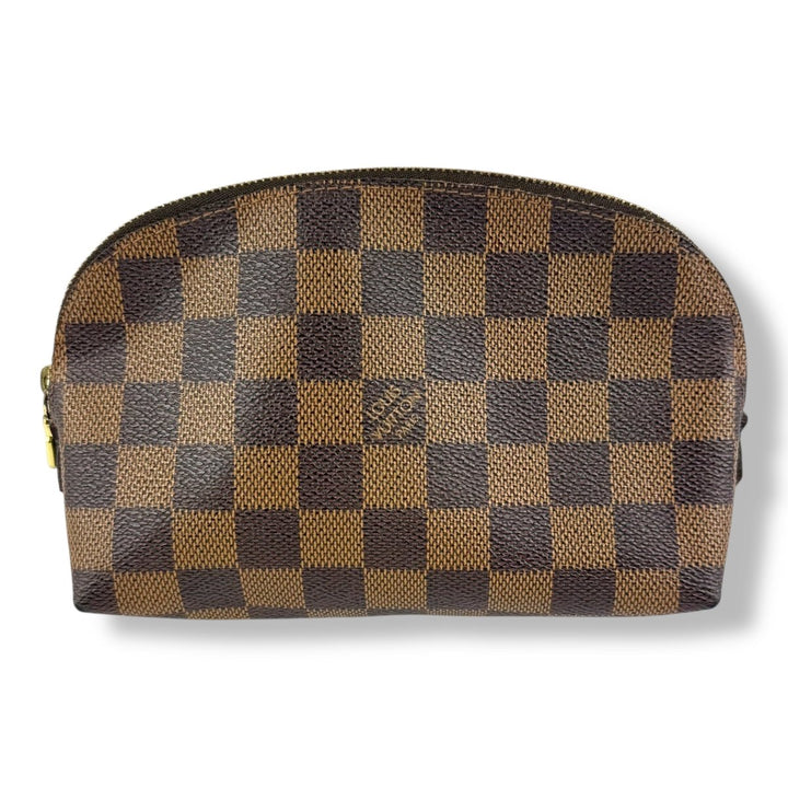 Louis Vuitton Brown Damier Travel Cosmetic Pouch - Lux Central