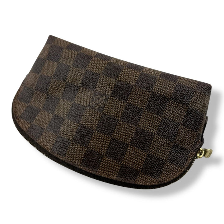 Louis Vuitton Brown Damier Travel Cosmetic Pouch - Lux Central