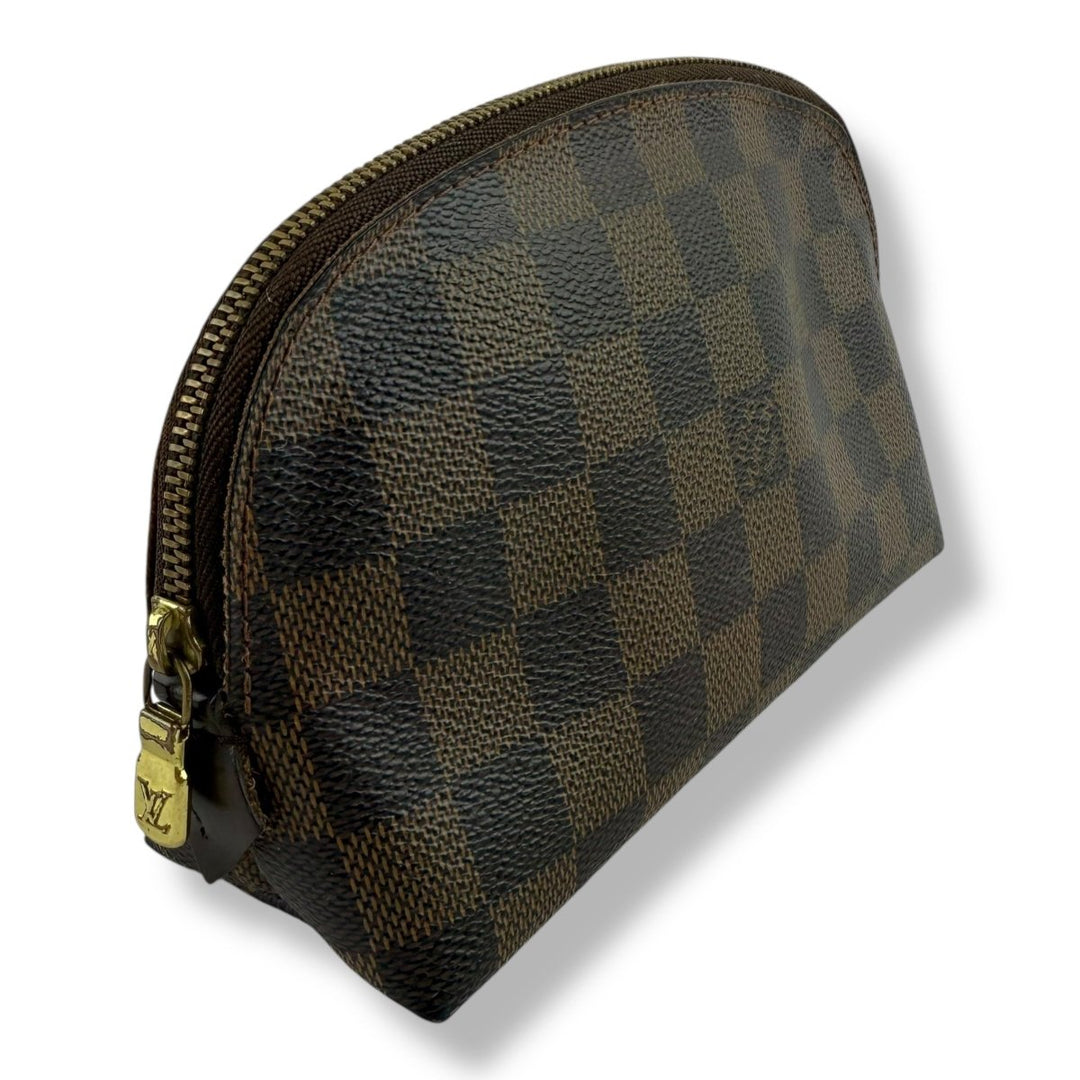Louis Vuitton Brown Damier Travel Cosmetic Pouch - Lux Central