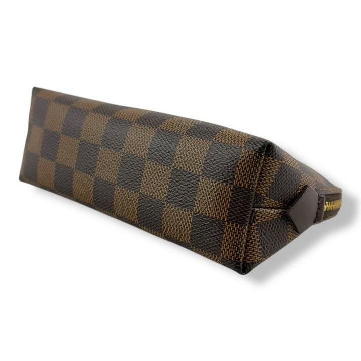 Louis Vuitton Brown Damier Travel Cosmetic Pouch - Lux Central