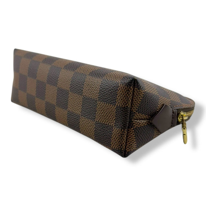 Louis Vuitton Brown Damier Travel Cosmetic Pouch - Lux Central