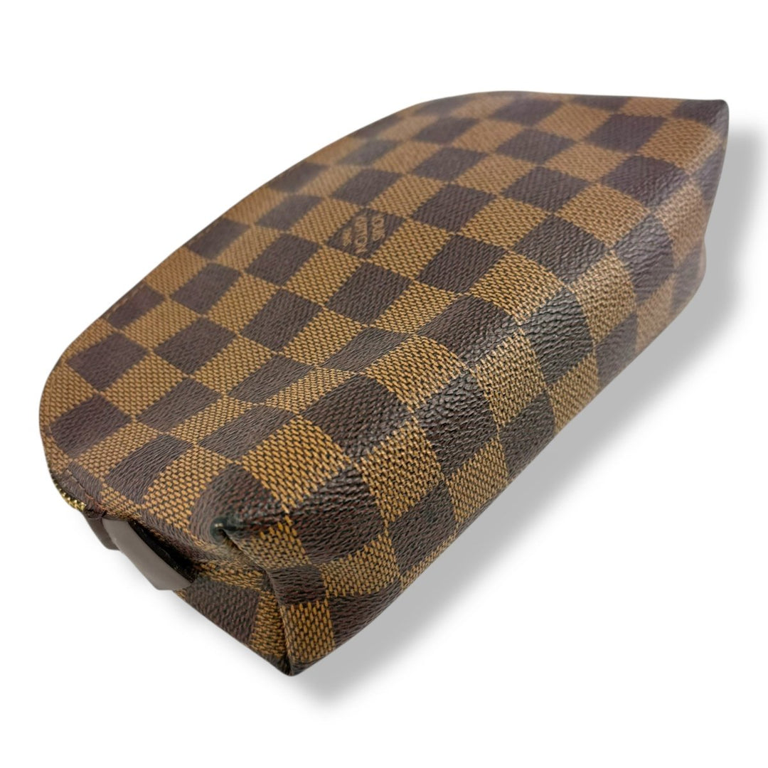 Louis Vuitton Brown Damier Travel Cosmetic Pouch - Lux Central