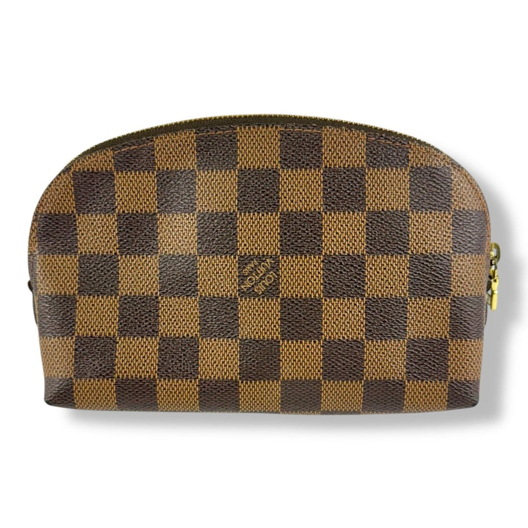 Louis Vuitton Brown Damier Travel Cosmetic Pouch - Lux Central