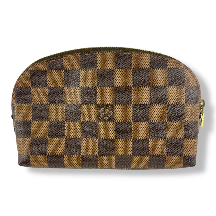 Louis Vuitton Brown Damier Travel Cosmetic Pouch - Lux Central