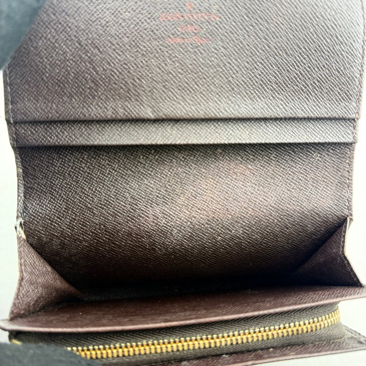 Louis Vuitton Brown Damier Zippy Clip Purse - Lux Central