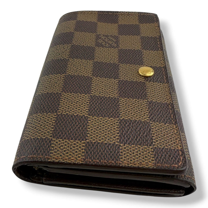 Louis Vuitton Brown Damier Zippy Clip Purse - Lux Central