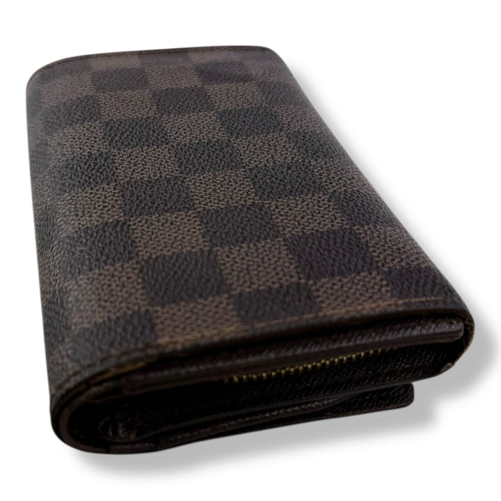 Louis Vuitton Brown Damier Zippy Clip Purse - Lux Central