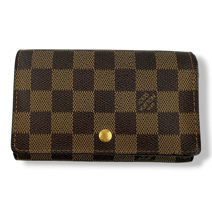 Louis Vuitton Brown Damier Zippy Clip Purse - Lux Central